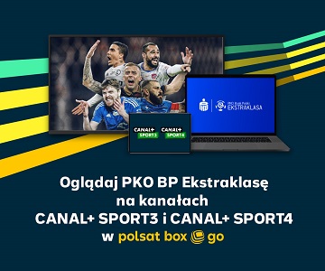 Wszystkie mecze Ekstraklasy dostępne w serwisie Polsat Box Go