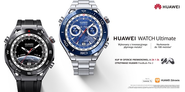 Zegarek Huawei WATCH Ultimate debiutuje na rynku polskim