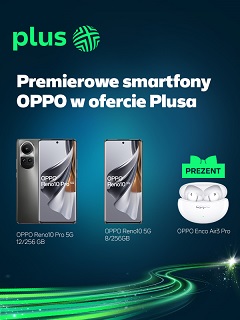 Smartfony OPPO Reno10 Pro 5G oraz OPPO Reno10 5G w sieci Plus