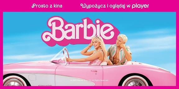 Hit filmowy ,,Barbie” od dzisiaj w serwisie Player