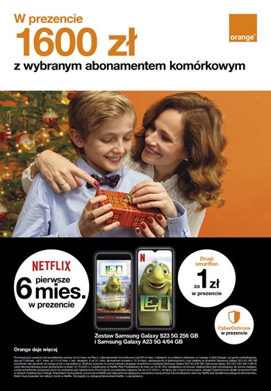 Świąteczna oferta Orange – tablet TCL TAB 10 Gen 2 za 1 zł w prezencie