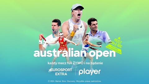 Australian Open w Eurosporcie i Eurosporcie Extra w serwisie Player