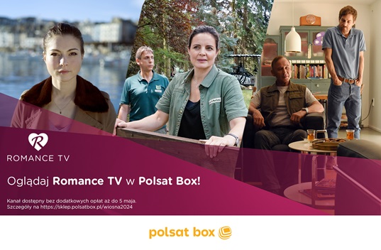 Kanał Romance TV w otwartym oknie platformy Polsat Box